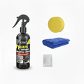 Plastic Restorer Longlasting Coating 300ml Set mit Polishing Sponge, Mikrofaser Tuch und Cleaning Wipes